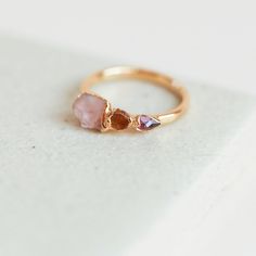 Textured Ring Band, Looks Hippie, Wedding Rituals, Alexandrite Ring, Fishing Girls, Rose Engagement Ring, Morganite Ring