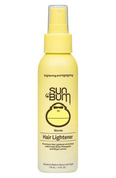 Our Hair Lightener is specifically formulated to brighten our hair by amplifying the natural highlighting effects of the sun. Infused with pineapples and honey, our special UV-activated blend creates natural subtle tones and beautiful highlights without brassiness. We're stoked to share one of our best secrets with you. While we like using straight lemon and pineapple juice to lighten our hair, we’ve added a little hydrogen peroxide to give us faster results. We didn’t feel good about bottling s Hair Lightening Spray, Summer Necessities, How To Grow Your Hair Faster, Medium Brown Hair, Hair Growing Tips, Hair Supplies