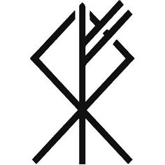 an image of the letter k in black and white, with two arrows pointing to each other