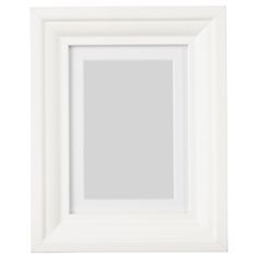 a white frame on a white wall with a light gray area in the center and bottom