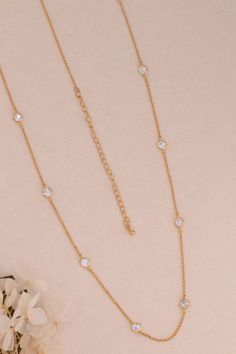 $22.99 | US Free Shipping | In Stock Handmade item, ships from small local business in LA, California. #longnecklace #delicatenecklace #daintynecklace #cubiczirconia #goldplated #bridaljewelry #bridesmaidjewelry #birthdaygift #holidaygift #14kgoldplated Delicate Chain Cubic Zirconia Backdrop Necklace As A Gift, Cubic Zirconia Clavicle Chain Backdrop Necklace As Gift, Backdrop Necklace With Clavicle Chain As Gift, Cubic Zirconia Backdrop Necklace With Clavicle Chain As Gift, Dainty Cubic Zirconia Backdrop Necklace For Gift, Dainty Cubic Zirconia Backdrop Necklace Gift, Gold Cubic Zirconia Backdrop Necklace As Gift, Gold Cubic Zirconia Backdrop Necklace For Gifts, Delicate Chain Cubic Zirconia Charm Necklace For Anniversary