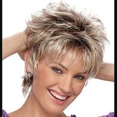 Gradient Wigs, Layered Haircuts For Women, Curly Color, Wigs Short, Women Cosplay, Haircut Curly, Wig Short, Blonde Pixie Cuts