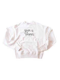 Give the gift of a powerful message this holiday season with our new 'Give a Damn' sweatshirts. Each one is made with 100% organic cotton in a SMETA-certified factory in Portugal, ensuring that labor rights, health and safety regulations, and environmental sustainability are all upheld. The unisex fit makes it perfect for anyone on your list, and the bold lettering will make a statement wherever it's worn. Don't wait, we made these in extremely limited quantities! p.s. Our 'Give a Damn' sweatshi Relaxed Fit Cotton Sweater With Slogan, Crew Cotton Sweatshirt With Branding, Cotton Crew Sweater With Branding, Cotton Crew Neck Sweater With Branding, Crew Neck Cotton Sweater With Slogan, Organic Cotton Crew Neck Sweatshirt For Fall, Relaxed Fit Cotton Sweater With Branding, Organic Cotton Crew Neck Sweatshirt For Winter, Cotton Crew Neck Sweater With Slogan