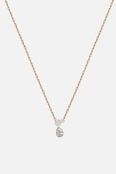 The Pear Serif Necklace showcases a 0.40ct pear cut diamond that dangles from two nestled diamonds that floats on a 18" diamond cut cable chain. Teardrop Diamond Necklace With Delicate Chain, Diamond Teardrop Pendant Necklace With Delicate Chain, Teardrop Diamond Necklace With Adjustable Chain, Chain Diamond, Pear Cut Diamond, Pear Cut, Gold Platinum, Diamond Cut, Cable Chain