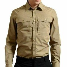 Versace Jeans Men's Khaki Roll Up Sleeve Button Down Shirt Us S It 48 Retail Value: $365.00 This Is Authentic Versace Jeans Men's Khaki Roll Up Sleeve Button Down Shirt Material: 100% Cotton Chest: 20.75" Sleeves: 25.5" Shoulders: 18" Length: 29.5" Sku: Az-2817 Classic Khaki Shirt With Pockets, Classic Khaki Shirt With Buttons, Khaki Work Shirt With Flap Pockets, Classic Khaki Shirt, Classic Khaki Shirt With Button Cuffs, Khaki Shirt With Buttons And Spread Collar, Khaki Shirt With Spread Collar And Buttons, Casual Business Tops With Flap Pockets, Classic Shirt With Flap Pockets For Business Casual