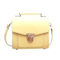 This classic leather sugarcube bag is carefully handmade out of real leather in England. This cute collection of colourful sugarcube bags will fit any occasion and complement your look. Our latest colour, Primrose Yellow.  Trendy shape with a push lock closing and little handle makes it a perfect bag to complement your favourite outfit. The strap is adjustable and detachable allowing the bag to be worn on your shoulder, cross body or carried as a clutch. RRP £90 Handmade in England. Lifetime Gua Leather Bag Outfit, Yellow Leather Bag, Primrose Yellow, August Birthstone Jewelry, July Birthstone Jewelry, Latest Colour, Leather Bags Handmade, Pearl Jewellery Earrings, Yellow Leather