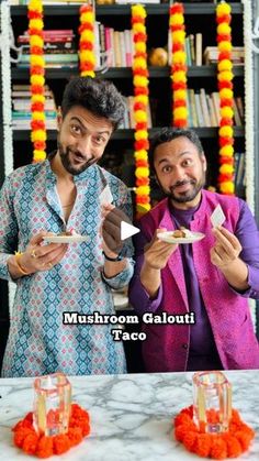 991K views · 3K reactions | This is the best Mushroom Galouti you will ever eat! I promise! Aaj Chef Ranveer ne saare secrets bataye. One epic Collab with our MasterChef ki shaan Ched Brar where he let his guard down 😄 came home and we just had soooo much fun. He's so sweet and incredibly inspiring. Both of us wish you all a happy festive Diwali season ahead. This recipe will be a showstopper in your parties. Go for it! 
.
.
Mushroom Galouti Tacos
.
800g Mushrooms, chopped 
.
For the Galouti Masala 
. 
3 Black cardamom 
6 Green cardamom 
1 Cinnamon stick 
2 tsp Coriander seeds 
1 tsp Stone flower 
1 Mace 
3 tsp Black peppercorns 
1 tbsp Dried red petals 
1/2 inch Paan ki jad
A handful of Khus ki jad
Dry roast till fragrant
& blend into a fine powder 
. 
1 1/2 tbsp Ghee 
1 tsp Shahi jeera Black Cardamom, Green Cardamom, Red Petals, Indian Snacks, Kebabs, Coriander Seeds, Black Peppercorn, Ghee, Food For Thought