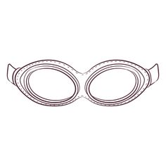 Retro motorcycle goggles hand-drawn PNG Design Flight Goggles, Flower Glasses, Glasses Design