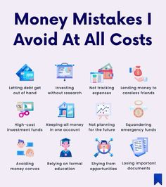 a poster with the words money makes i avoid at all cost