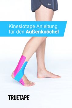 Außenknöchel einfach und sicher selbst tapen | mit Videoanleitung | +50 Anleitungen online kostenlos verfügbar | TRUETAPE Kinesiotape | #truetape #kinesiotape #recovery Health Tools, Resistance Band, Body Health, Abs Workout