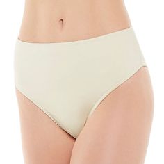 New We Wore What Women's Emily High Waist Bikini Bottoms Solid Cream Or Off White Color High Rise Sits On The Natural Waist High Leg Cut Elastic Waistband From A Clean Smoke Free Home Summer Full Coverage Shaping Bottoms, Summer Shaping Full Coverage Bottoms, Summer Shapewear Swimwear Brief, Beige High Waist Stretch Swimwear, Summer Bottoms With Moderate Coverage, Stretch Beige Bottoms For Poolside, Stretch Full Coverage Beachwear Bottoms, Shaping Summer Beach Bottoms, Summer Beach Shaping Bottoms