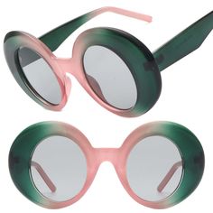 Description: These Round Oversize Sunglasses For Women Feature A Bold And Stylish Design. The Large, Round Lenses Provide Ample Coverage And Protection From The Sun's Harmful Rays, While The Oversize Frame Adds A Touch Of Fashion-Forward Flair. The Sunglasses Are Designed To Fit Comfortably On Most Face Shapes And Sizes. The Frames Are Made Of Durable Materials That Will Hold Up To Daily Wear And Tear. These Sunglasses Are Perfect For Those Who Want To Make A Statement And Stand Out In A Crowd. Vintage Pink Sunglasses For Summer, Retro Pink Sunglasses For Spring, Retro Pink Sunglasses For The Beach, Retro Pink Sunglasses For Beach, Vintage Multicolor Sunglasses For Summer, Statement Sunglasses, Oversize Sunglasses, Sunglasses Pink, 70s Inspired