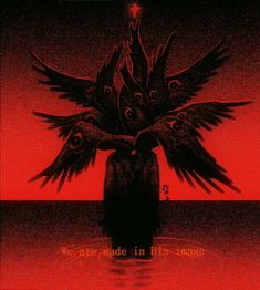 the cover art for we were made in this language, with an image of two black birds