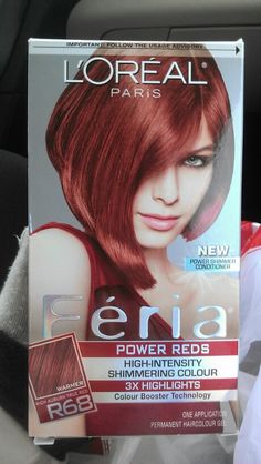 Red Box Hair Dye, Vidal Sassoon Hair Color, Ash Brown Hair Color, Bob Hair Color, Ash Brown Hair, Power Red