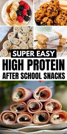 high protein after school snacks that are super easy