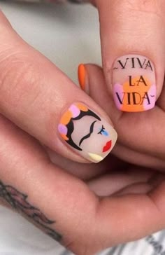 Mexican Nails, Minimal Nails, Nail Art Designs Videos, Short Nail Designs, Chic Nails, Gel Nail Art