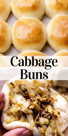 this is an image of cabbage buns