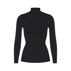 SOFT SMOOTHING SEAMLESS TURTLENECK TOP | ONYX Layered Turtleneck, Turtleneck Top, Black Turtleneck, Cute Fall Outfits, T-shirts & Tank Tops, Cotton Tank Top, Turtle Neck Top, Base Layer, Second Skin