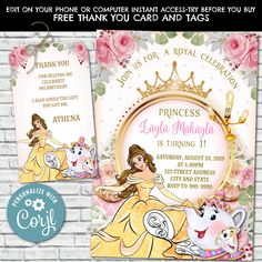 the princess and the frog birthday party printables are available for any disney character