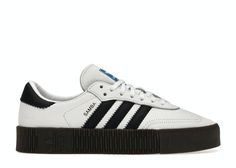 Sambarose Adidas Outfit, Adidas Sambarose White, Adidas Sambarose, Samba Shoes, Pretty Shoes Sneakers, White Core, Fresh Shoes, Black Gums, Adidas Outfit