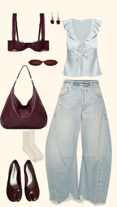 Short Torso Pear Shape Outfits, Classy Old Money Outfits, Denim Top Outfit, Outfit Inspo Fall, Casual Style Outfits, Dream Clothes, Lookbook Outfits, Mode Inspiration, Fashion Killa