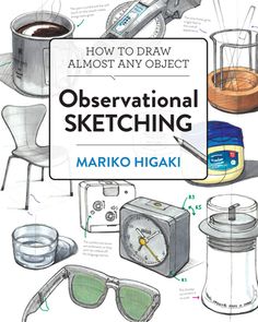 the cover of an instructional book on observational sketching