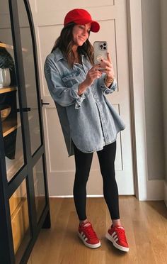 Outfits With Red Sneakers Women, Youthful Outfits For Women, Play Date Outfit For Mom Casual, Back To School Mom Outfits, Sunny Weather Outfits, Bay Area Outfits, Woman Strength Quotes, Women Strength Quotes, Blue Plaid Outfit