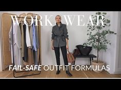 WORKWEAR OUTFITS: A Fail-Safe Formula for Any Job! - YouTube Outfit Formulas Women, Workwear Outfits, Boss Outfit, Trip Outfits, Outfit Formulas, Working Woman, Jewellery Collection