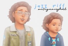 Sims 4 Jazz Riff Boys Hair Toddler Hairstyles Boy, Kids Maxi, Maxis Match Cc, Sims 4 Children, Sims 4 Mm Cc, Sims 4 Mm