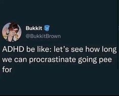 ADHD Memes (@ADHDForReal) on X Mental And Emotional Health, Emotional Health, Tumblr Funny, Really Funny, Psychology, Humor, Feelings, Memes, Funny