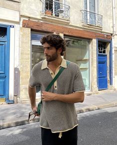 Parisian Summer Outfits Men, Italy Men Outfits, Men Europe Outfits, Mens Summer Outfits Street Styles, Mens Street Style Summer, Menswear Summer, Summer Menswear, Boyfriend Outfit, Mens Summer Outfits