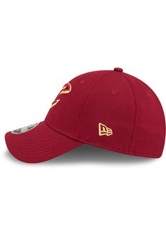 This Cleveland Cavaliers Red Adjustable Hat features a Front team logo. New Era - Basic 9FORTY Adjustable, Front team logo embroidery, Back team logo/mascot word mark, Adjustable closure straps, 6 panels , Curved Bill, Low Crown, Lightly Structured, Imported Logo Mascot, Detroit City, Minnesota United Fc, Jersey Hat, Vancouver Whitecaps Fc, Nba Hats, Sporting Kansas City, Logo New, Army & Navy