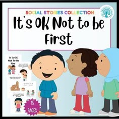 it's ok not to be first social stories collection