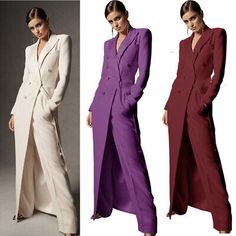 Pinterest Blazers For Women Classy, Party Outfit Wedding, Long Blazers, Mother Of The Bride Jackets, Long Jacket Dresses, Evening Party Outfit, Classy Suits, Suit Jackets For Women, Womens Dress Suits