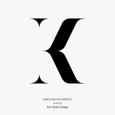 the letter k is made up of black and white letters, which appear to be overlapping