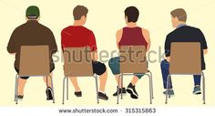 Person Sitting From Behind Reference, Sitting From Behind Reference, Grandma Painting, Figure Face, Oval Portrait, Back Images, Chair Drawing, Learning Art