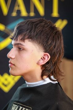 French Crop Mullet, Oval Face Men, Modern Mullet