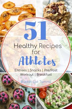 the top five healthy recipes for athletes