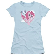 pinkie pie flying in the sky with clouds women's t - shirt