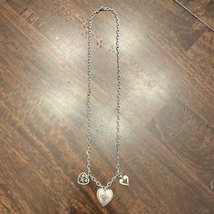 Gorgeous James Avery Silver Necklace With Three Heart Charms. James Avery Heart Bracelet, James Avery Heart Necklace, James Avery Necklace, James Avery Texas Charm, James Avery Best Friend Charm, James Avery Valentines Charms, James Avery Jewelry, James Avery, Heart Charm