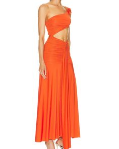 Pattern Type: Solid Sleeve Type: Sleeveless Neckline: Strapless Length: Maxi Material: Polyester Material Composition: 95% Polyester, 5% Spandex Orange Jersey, Orange Maxi Dress, Jersey Maxi Dress, Party Dress Long Sleeve, Maxi Jersey Dress, Red Carpet Event, Puff Sleeve Dresses, Summer Essential, Boho Maxi Dress