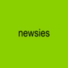 the word news on a green background