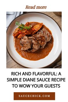 Diane Sauce Recipe