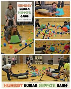 children playing with toys in the gym