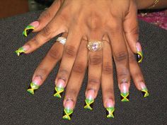 Jamaican nail designs | Nails Flower Toe Nails, Cute Acrylic Nail Designs, Really Cute Nails, Mani Pedi, Cute Acrylic Nails