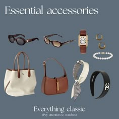 these are some of the old money essential accessories that every girl might love ✨️ #fashion #aesthetic #oldfashioned #accessories #oldmoneyaesthetic Old Money Bag Aesthetic, Old Money Style Jewelry, Old Money Purse, Old Money Sunglasses, Accessories Old Money, Old Money Bags, Old Money Accessories, Old Money Jewelry, Money Accessories