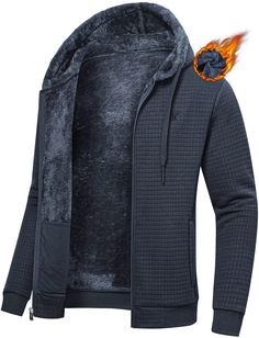 PRICES MAY VARY. Jacquard plaid fabric 2 side zipper pockets 2 inner deep pockets Heavy fleece zipper hoodie Winter sherpa jacket sweatshirt Winter Zip Fly Hooded Jacket, Winter Hooded Jacket With Zip Fly, Winter Hooded Jacket With Zip Closure, Winter Fleece Outerwear With Zip Fly, Winter Sherpa Hoodie With Fleece Lining, Winter Sherpa Fleece Jacket With Zipper Closure, Winter Sherpa Fleece Jacket With Zipper, Hooded Fleece Jacket With Zipper Closure, Hooded Fleece Jacket With Zipper