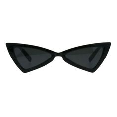 Black plastic vintage cat eye triangle sunglasses. The cat eye silhouette adds a touch of retro style, perfect for completing any look. Retro Plastic Cat Eye Sunglasses For Party, Classic Cat Eye Sunglasses With Polarized Lenses For Party, Polarized Cat Eye Sunglasses For Party, Polarized Cat Eye Sunglasses For Parties, Classic Cat Eye Sunglasses For Party, Classic Cat Eye Sunglasses With Gradient Lenses For Parties, Retro Cat Eye Sunglasses With Mirrored Lenses For Party, Plastic Cat Eye Sunglasses With Mirrored Lenses, Retro Cat Eye Sunglasses For Party