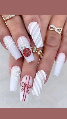 Abstract Nails, Arlington Texas, Book Appointment, Snowflake Nails