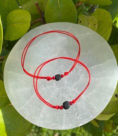 Mommy and Me Protection Bracelets * Azabache Bracelets* Jet Stones Bracelets* Red String * Genuine Azabache * Adjustable Jewelry *Minimalist Minimalist Red Beaded Bracelets As Gift, Red Minimalist Beaded Bracelet Gift, Minimalist Red Round Bead Bracelets, Red Minimalist Beaded Bracelets For Friendship, Minimalist Red Beaded Bracelets For Friendship, Minimalist Red Bracelet With Sliding Knot, Minimalist Handmade Red Bracelets, Red Minimalist Handmade Bracelet, Minimalist Red Friendship Bracelet